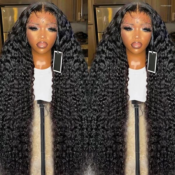 Curl Transparent 13x4 Lace Front Human Hair Wigs For Women PrePlucked 30Inch Brazilian Deep Wave Frontal Wig With Baby al, Picture shown
Curl Transparent 13x4 Lace Front Human Hair Wigs For Women PrePlucked 30Inch Brazilian Deep Wave Frontal Wig With Baby al, Picture shown