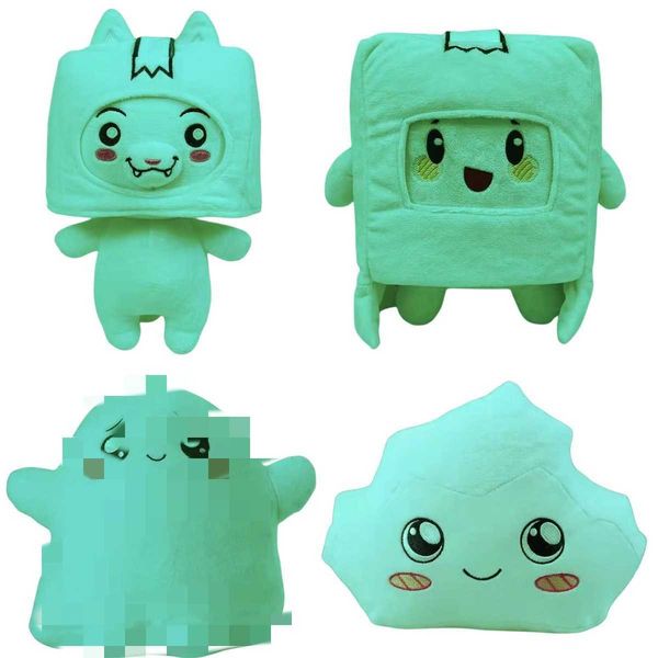 New figurine night light Lankybox paper box headband cat rock detachable plush toy, White
New figurine night light Lankybox paper box headband cat rock detachable plush toy, White