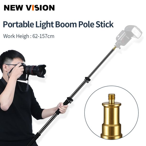 25.5 -62/62-157cm Extended Support Pole Pography Flash Pole — compare prices at CompareOffers