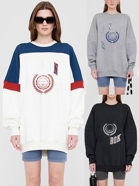 Sweatshirt 24ss High Quality Designer Cotton Loose Pullover Jumper Classic Hot Letter Print Patter Women Fashion Casual Versatile Hoodie Round Neck Sweater Tops tn