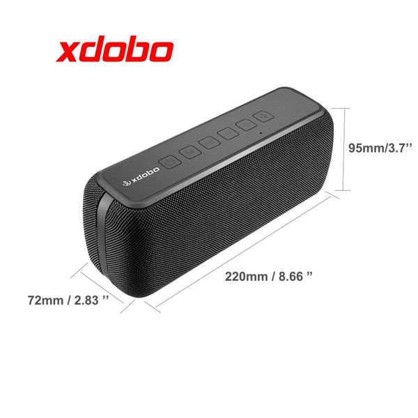 New Arrival XDOBO X8 60W portable BT compatible speaker bass with bass speaker wireless waterproof TWS Boombox audio player Z240927
