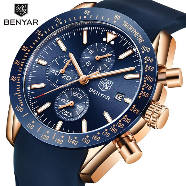 Round Case Material Alloy Binya Mens Quartz Watch Multifunctional Waterproof Strap Silicone Chronograph Glow Pointer, Rose gold shell black tape
Round Case Material Alloy Binya Mens Quartz Watch Multifunctional Waterproof Strap Silicone Chronograph Glow Pointer, Rose gold shell black tape