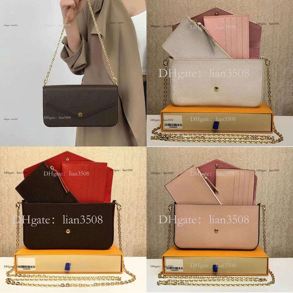 Multi Felicie Pochette Women Chain Bags Wallet Messenger Leather Handbags Shoulder wer Purse crossbody purse bag M61276 VR02, C11
Multi Felicie Pochette Women Chain Bags Wallet Messenger Leather Handbags Shoulder wer Purse crossbody purse bag M61276 VR02, C11