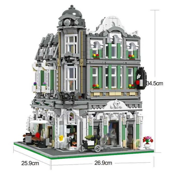Classic MOC-32576 European Jazz Cafe 10255 Improved Design 3261 89100 Building Bloc Toys Childrens Birthday Gift Q241007
Classic MOC-32576 European Jazz Cafe 10255 Improved Design 3261 89100 Building Bloc Toys Childrens Birthday Gift Q241007