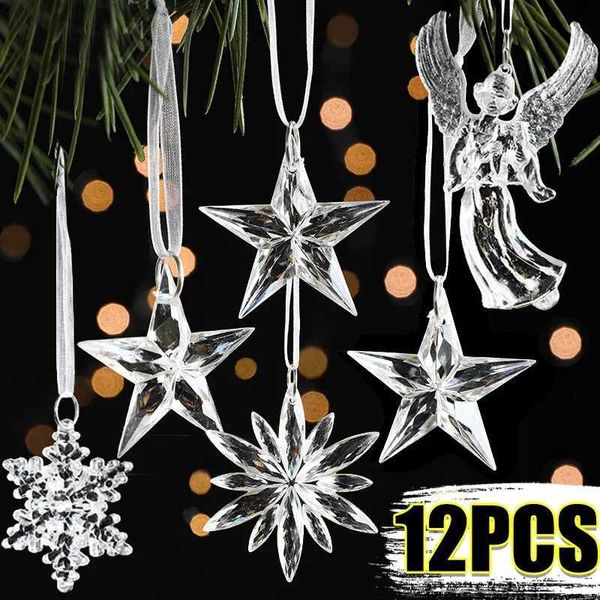 Crystal tree snowflake pentagonal angel reindeer thread ice project shape home Christmas party pendant decoration Y241007
Crystal tree snowflake pentagonal angel reindeer thread ice project shape home Christmas party pendant decoration Y241007