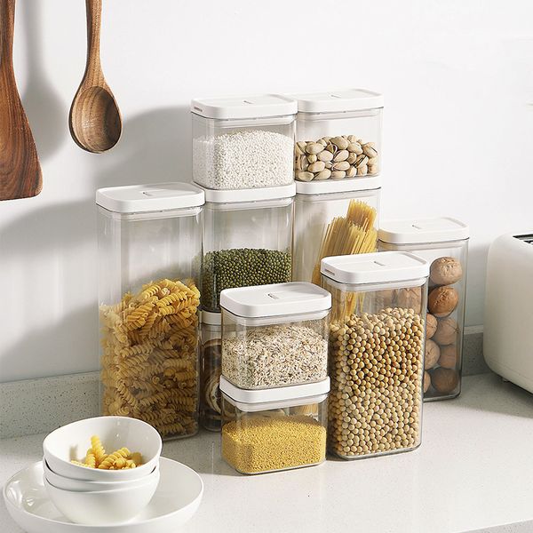 Household Storage Containers reserved fruits, grains, nuts kitchenFood Savers moisture-proof square sealed box fresh-keeping Jars
Household Storage Containers reserved fruits, grains, nuts kitchenFood Savers moisture-proof square sealed box fresh-keeping Jars