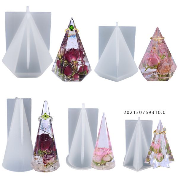 Crystal Dripping Mold Cylindrical Cone Ring Frame Candle Table Jewelry Silicone Mould 8-peces Set
Crystal Dripping Mold Cylindrical Cone Ring Frame Candle Table Jewelry Silicone Mould 8-peces Set