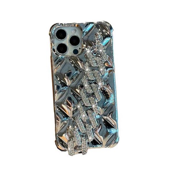 Designer Phone Case Suitable for iPhone 16 Pro Max 13 14 15 12 11 8 Plus XrXs Bling Funda shockproof cover soft camera protection Coque flash phone case M241008