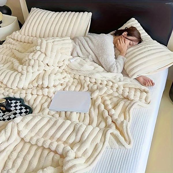 Ultra Soft Thickened Flannel Throw Blanket - Skin-Friendly, Cozy & Fluffy for Sofa, Bedding, Travel, Beige
Ultra Soft Thickened Flannel Throw Blanket - Skin-Friendly, Cozy & Fluffy for Sofa, Bedding, Travel, Beige