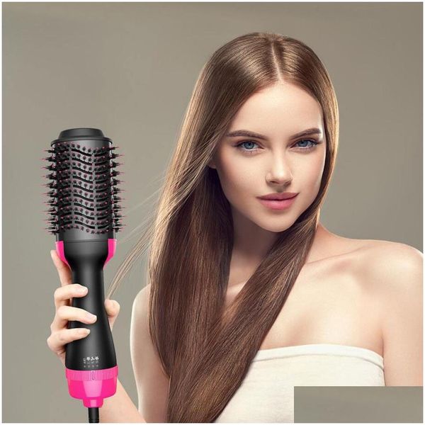 Brushes Retail 1000W One Step Dryer Volumizer Electric Blow Hot Air Brush Straightener Curler Comb And Styler Drop Delivery Products Dhcgd
Brushes Retail 1000W One Step Dryer Volumizer Electric Blow Hot Air Brush Straightener Curler Comb And Styler Drop Delivery Products Dhcgd