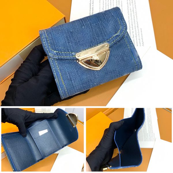High Quality zippy Wallets Fashion Designer Womens Denim wallet Luxury Coin Purses Card Holder passport key pouch coin pouchs handbags M82959, Blue
High Quality zippy Wallets Fashion Designer Womens Denim wallet Luxury Coin Purses Card Holder passport key pouch coin pouchs handbags M82959, Blue