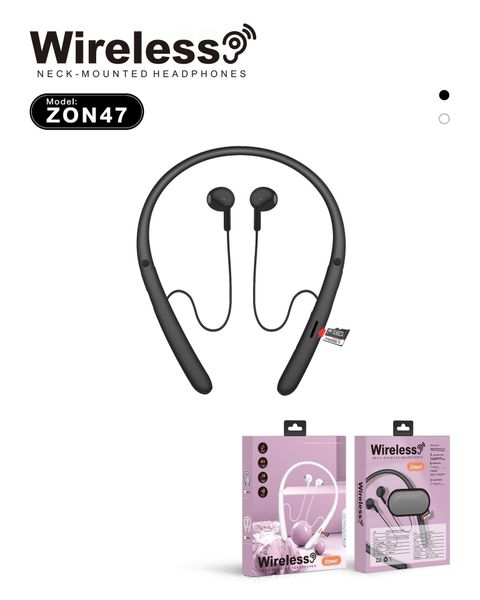 Brand new ZON47 Bluetooth neck-hanging sports headset wired in-ear ultra-long standby life noise reduction, White
Brand new ZON47 Bluetooth neck-hanging sports headset wired in-ear ultra-long standby life noise reduction, White