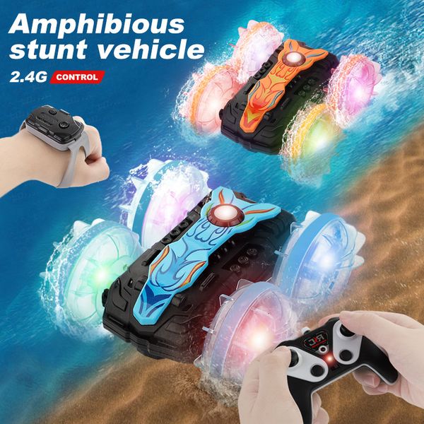Electric Light amphibious vehicle double-sided stunt remote control rolling and rotating beach off-road Car
Electric Light amphibious vehicle double-sided stunt remote control rolling and rotating beach off-road Car