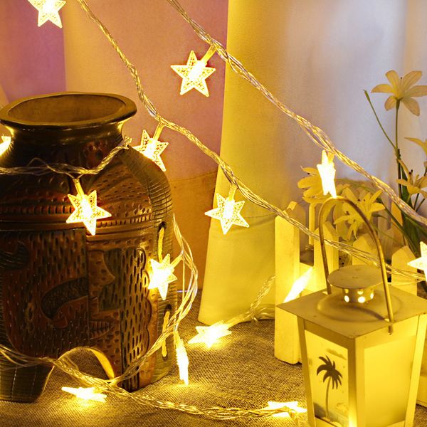 Plug-in models LED starry star lights flashing lights string lights Christmas Day wedding decoration battery box colour lights wholesale
Plug-in models LED starry star lights flashing lights string lights Christmas Day wedding decoration battery box colour lights wholesale