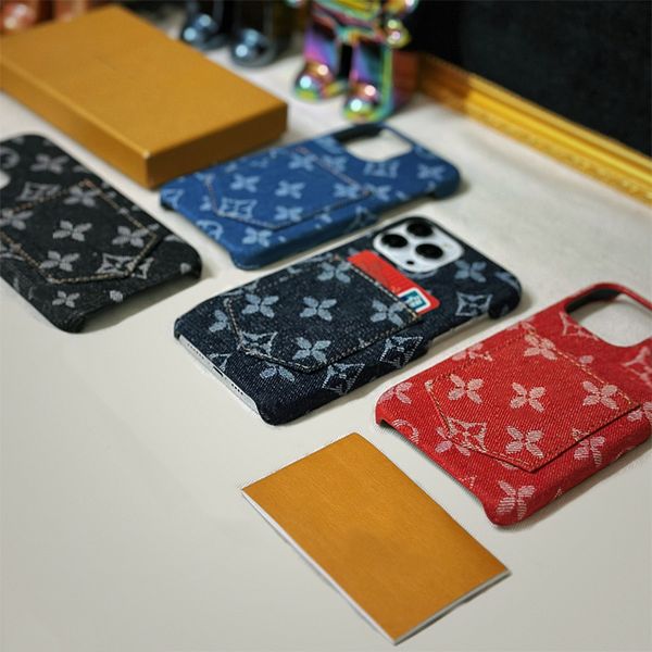 designer Case with Card Holder for iPhone 16 ProMax 15 14 13 12 11 Cell Phone Cases Leather Mobile Cover Fashion Wallet case denim, Red
designer Case with Card Holder for iPhone 16 ProMax 15 14 13 12 11 Cell Phone Cases Leather Mobile Cover Fashion Wallet case denim, Red