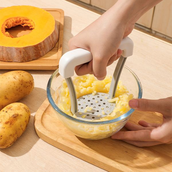 Manual Garlic Potato Masher Wholesale Press Stainless Steel Kitchen vegetable and fruit processor Tools
Manual Garlic Potato Masher Wholesale Press Stainless Steel Kitchen vegetable and fruit processor Tools