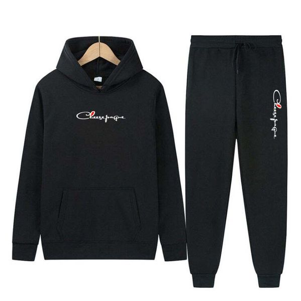 Autumn Winter Men Women Brand Tracksuit Hoodies Pants 2Pcs Sets Suit Fashion letter printed Clothing Sportswear Sweatshirts, Red 1
Autumn Winter Men Women Brand Tracksuit Hoodies Pants 2Pcs Sets Suit Fashion letter printed Clothing Sportswear Sweatshirts, Red 1