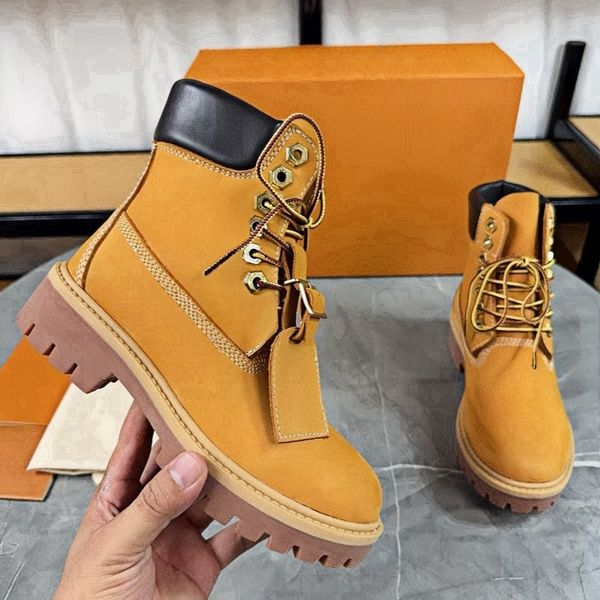 Luxury boots for women men classic designer shoes leather platform fashion shoes leather solid color stitching locomotive boots waterproof windproof casual shoes, 4 black band printing
Luxury boots for women men classic designer shoes leather platform fashion shoes leather solid color stitching locomotive boots waterproof windproof casual shoes, 4 black band printing