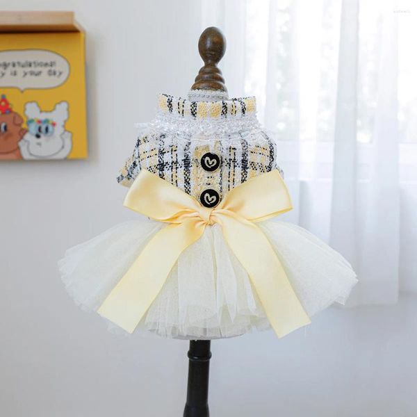 Dog Apparel 10PC/Lot Autumn Winter Dress Warm Pet Clothes For Small Coat Princess Bows Puppy Cat Skirts, Yellow
Dog Apparel 10PC/Lot Autumn Winter Dress Warm Pet Clothes For Small Coat Princess Bows Puppy Cat Skirts, Yellow