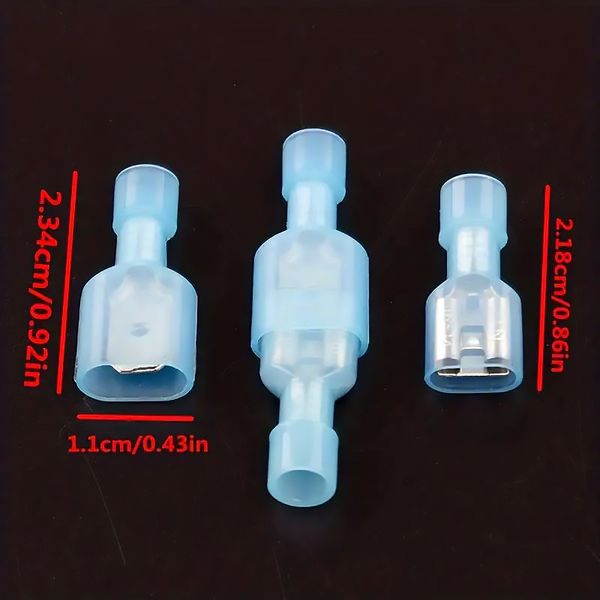 40 pieces /20 sets male/female quick disconnect Shovel wire crimping terminal connector Fully insulated nylon electric pneumatic cord end terminal connector
40 pieces /20 sets male/female quick disconnect Shovel wire crimping terminal connector Fully insulated nylon electric pneumatic cord end terminal connector