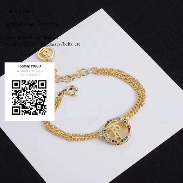 Colored dia brass gold chain pretty bracelet for women Valentine's Day temperament gift brand designer jewelry tiktokfashion
Colored dia brass gold chain pretty bracelet for women Valentine's Day temperament gift brand designer jewelry tiktokfashion