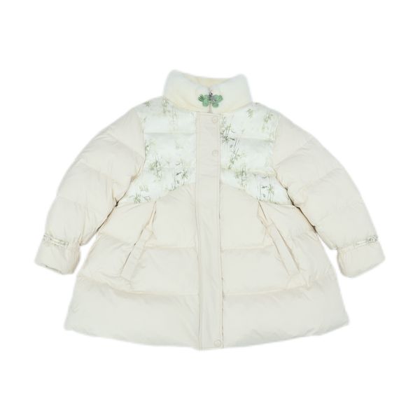 Elegant Waterproof Girls' Winter down Jacket New Design Women's Coat with Hood Bamboo Pattern Digital Print Fur Line Decoration, White
Elegant Waterproof Girls' Winter down Jacket New Design Women's Coat with Hood Bamboo Pattern Digital Print Fur Line Decoration, White