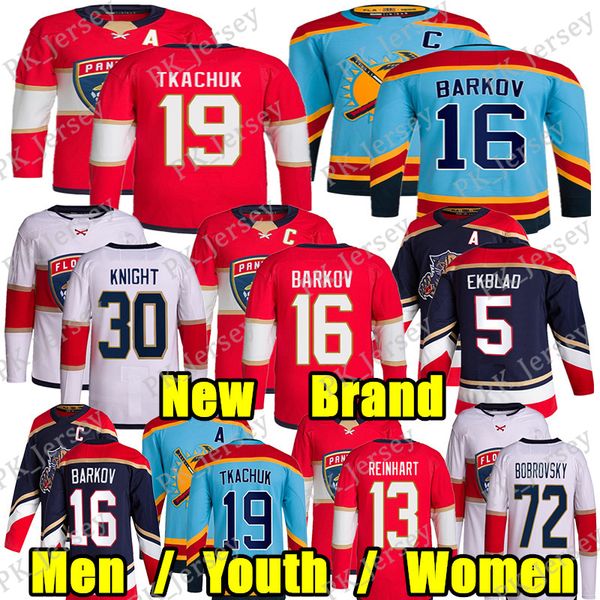 #19 Matthew Tkachuk Authentic Pro hockey jersey #16 Aleksander Barkov Spencer Knight Sergei Bobrovsky Sam Bennett Sam Reinhart Jesper Boqvist Nate Schmidt jerseys