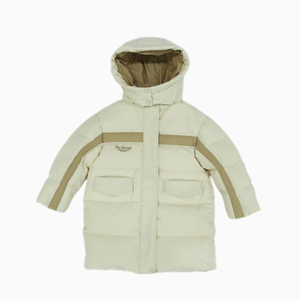 Winter White Duck down Jacket Woven Warm and Cold Resistant with Striped Zipper Hood Solid Pattern
Winter White Duck down Jacket Woven Warm and Cold Resistant with Striped Zipper Hood Solid Pattern