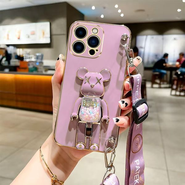 Stylish Electroplated Candy Bear Design with Angled Holder Complete Protection iPhone 16 Accessory, Black
Stylish Electroplated Candy Bear Design with Angled Holder Complete Protection iPhone 16 Accessory, Black