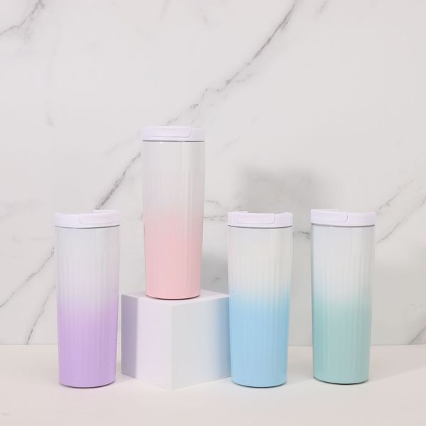 304 stainless steel thermos cup Car cup Accompanying thermos cup Portable student water cup Gradient striped coffee cup, Purple
304 stainless steel thermos cup Car cup Accompanying thermos cup Portable student water cup Gradient striped coffee cup, Purple