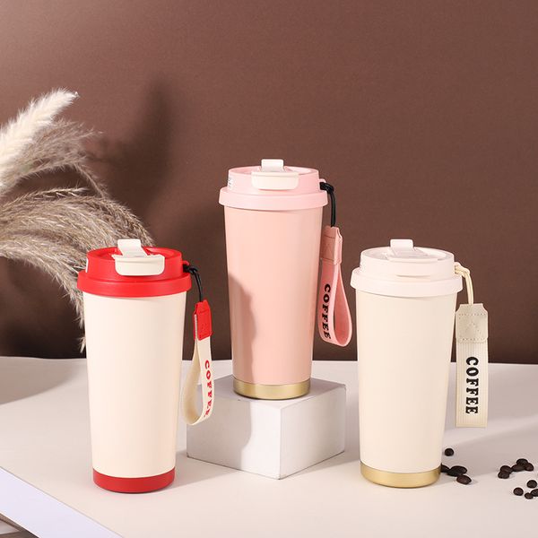 316 stainless steel coffee cup large capacity double drink car cup thermos cup high appearance level female portable water cup, White
316 stainless steel coffee cup large capacity double drink car cup thermos cup high appearance level female portable water cup, White