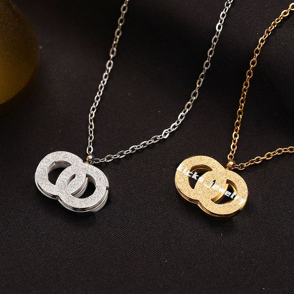 Classic Pendant Necklace Luxury Gold Silver Stainless Steel Geometric Fashion Necklace Pendant Necklace Bead Chain Jewelry Accessories Christmas Gift XL002
Classic Pendant Necklace Luxury Gold Silver Stainless Steel Geometric Fashion Necklace Pendant Necklace Bead Chain Jewelry Accessories Christmas Gift XL002