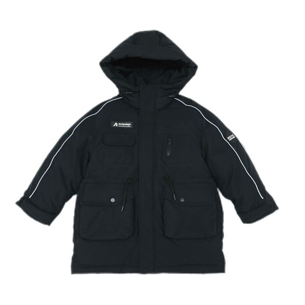 Custom Men's Thick White Duck Puffer Jacket Winter Waterproof Nylon Breathable Long Warm Hood Zipper Closure Casual Style Woven puffer jackets, Black
Custom Men's Thick White Duck Puffer Jacket Winter Waterproof Nylon Breathable Long Warm Hood Zipper Closure Casual Style Woven puffer jackets, Black