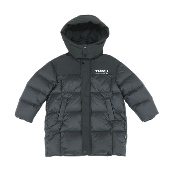 Waterproof Hooded Parent-Child Winter Coat with over the Knee Design Windproof Zipper Jacket Logo Decoration Large Size, Black
Waterproof Hooded Parent-Child Winter Coat with over the Knee Design Windproof Zipper Jacket Logo Decoration Large Size, Black