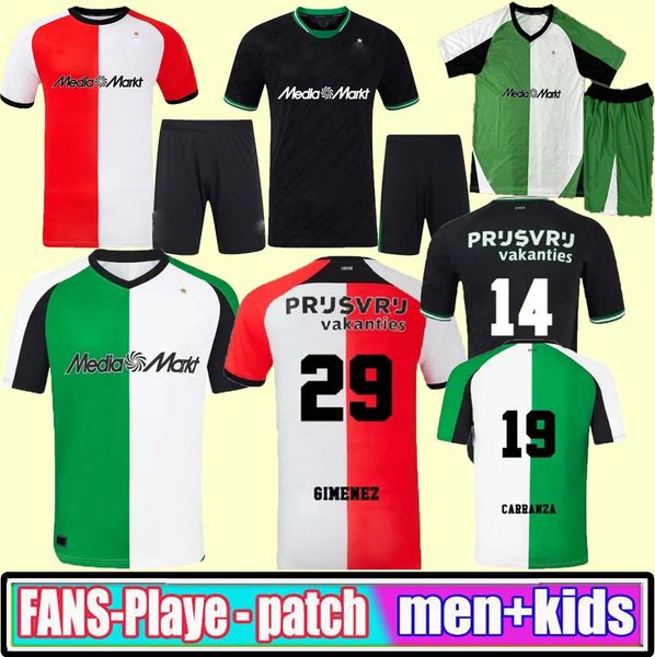 2024 2025 FeyENooRdS GIMENEZ Soccer Jerseys Voetbal men Kids Kit 24/25 Home Away Maillot TIMBER DANILO DILROSUN HANCKO Football Shirt, Black
2024 2025 FeyENooRdS GIMENEZ Soccer Jerseys Voetbal men Kids Kit 24/25 Home Away Maillot TIMBER DANILO DILROSUN HANCKO Football Shirt, Black