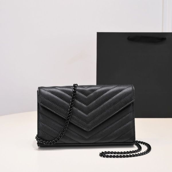TOP Quality designer bag Shoulder Bag Wallet Crossbody Embossed Denim Leather Chain Classic Black Gold Label Fashion Handbag Envelope Flap Deluxe Bag, 6y
TOP Quality designer bag Shoulder Bag Wallet Crossbody Embossed Denim Leather Chain Classic Black Gold Label Fashion Handbag Envelope Flap Deluxe Bag, 6y
