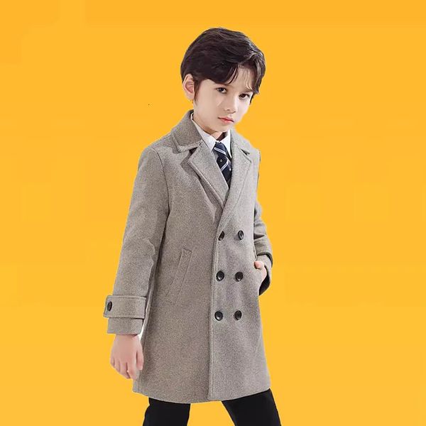 Children Windproof Outdoor Long Jacket Kids Formal Birthday Party Pography Woolen Coat Boys Girls Winter Thick Warm Wool 241022, Gray
Children Windproof Outdoor Long Jacket Kids Formal Birthday Party Pography Woolen Coat Boys Girls Winter Thick Warm Wool 241022, Gray