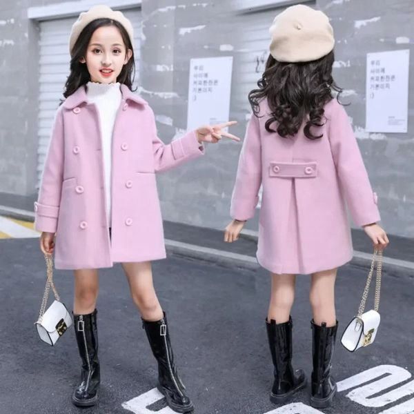 Girls Wool Coat Jacket Outerwear 2024 Beautiful Warm Thicken Plus Veet Winter Autumn Cotton School Teenagers Childrens E4037 241022, Red
Girls Wool Coat Jacket Outerwear 2024 Beautiful Warm Thicken Plus Veet Winter Autumn Cotton School Teenagers Childrens E4037 241022, Red