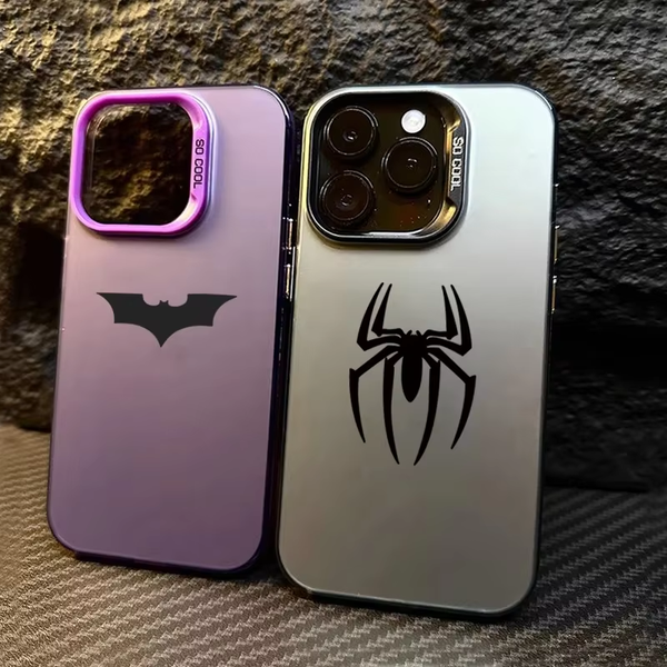 Bat & Spider Phone Case for iPhone 16 15 14 13 Pro 12 11 Pro Xs X XR Max 8 7 SE Laser Hard PC+TPU Cases Back Cover-H403, H368p1gray
Bat & Spider Phone Case for iPhone 16 15 14 13 Pro 12 11 Pro Xs X XR Max 8 7 SE Laser Hard PC+TPU Cases Back Cover-H403, H368p1gray