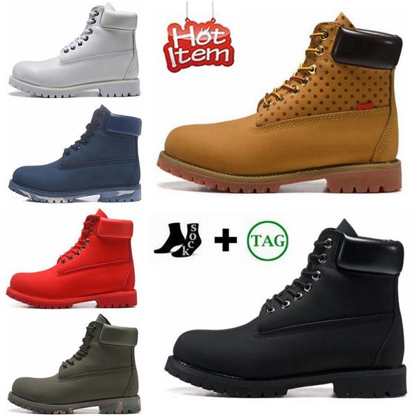 Designer Ankle Boots Men Boots Waterproof Ankle Classic Mar…