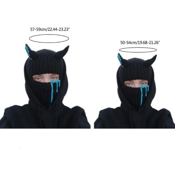 New Women Luxury Designer Beanie Skull Caps Devil Horn Balaclava Halloween Little Hat Party BFP2410257 PTP4, Dark grey
New Women Luxury Designer Beanie Skull Caps Devil Horn Balaclava Halloween Little Hat Party BFP2410257 PTP4, Dark grey