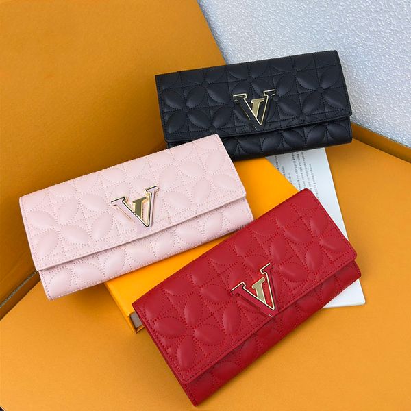 Female Designer Mini Clamshell Purse Double Flap Purse Deluxe Card Purse Long Handheld Purse New Versatile Utility Large Capacity Coin Purse, Pink
Female Designer Mini Clamshell Purse Double Flap Purse Deluxe Card Purse Long Handheld Purse New Versatile Utility Large Capacity Coin Purse, Pink