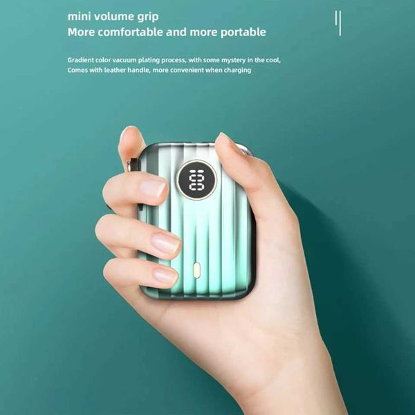 Hot Sale Portable charger power pack 22.5W fast Pd mobile phone charger with 10000Mah capacity equipped with LED display screen green T241026