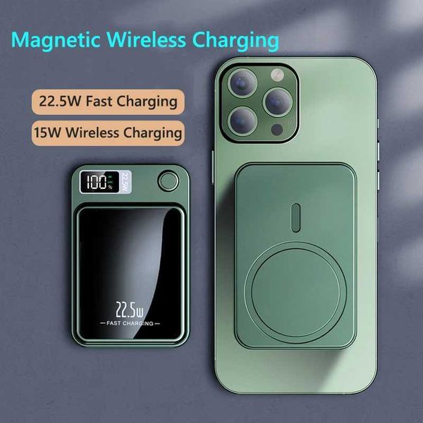 New Arrival 5000mAh magnetic power pack PD20W fast charging Powerbank wireless charger external battery suitable for Phone T250306