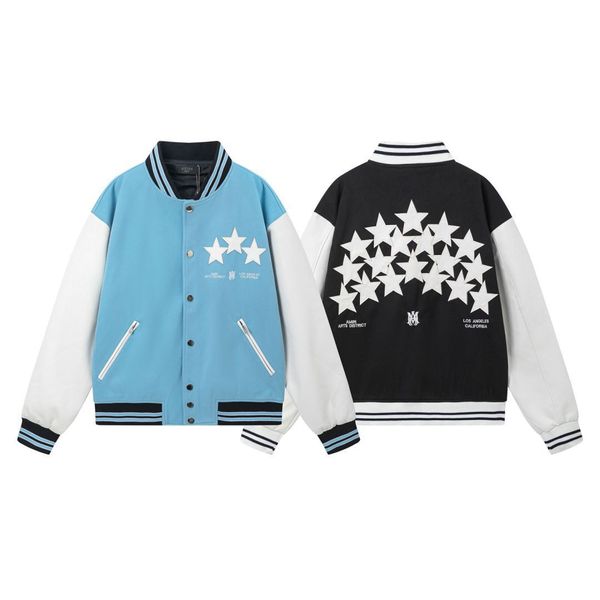 Autumn Men Outdoor Windproof Designer Coat Bomber Letter Embroidery Pattern Causal Man Outerwear Varsity Jackets Baseball Black
Autumn Men Outdoor Windproof Designer Coat Bomber Letter Embroidery Pattern Causal Man Outerwear Varsity Jackets Baseball Black