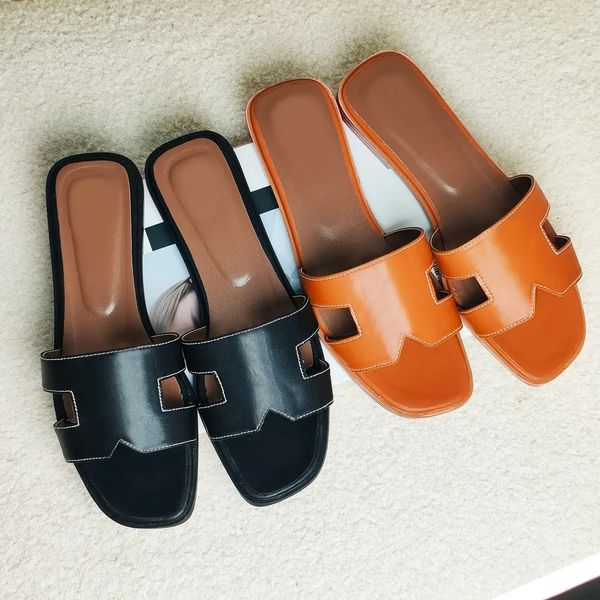 Designer leather ladies sandals summer flat shoes fashion beach women slippers letter drag, Color8
Designer leather ladies sandals summer flat shoes fashion beach women slippers letter drag, Color8