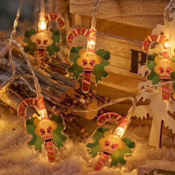 Cane LED Christmas lights flashing lights strings of Christmas Day cartoon characters snowman scene atmosphere decorative lights
Cane LED Christmas lights flashing lights strings of Christmas Day cartoon characters snowman scene atmosphere decorative lights