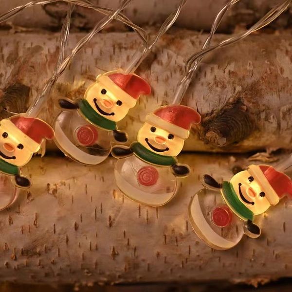 Snowmen LED Christmas lights strings of flashing lights strings of Christmas Day cartoon characters snowman scene atmosphere decorative lights
Snowmen LED Christmas lights strings of flashing lights strings of Christmas Day cartoon characters snowman scene atmosphere decorative lights