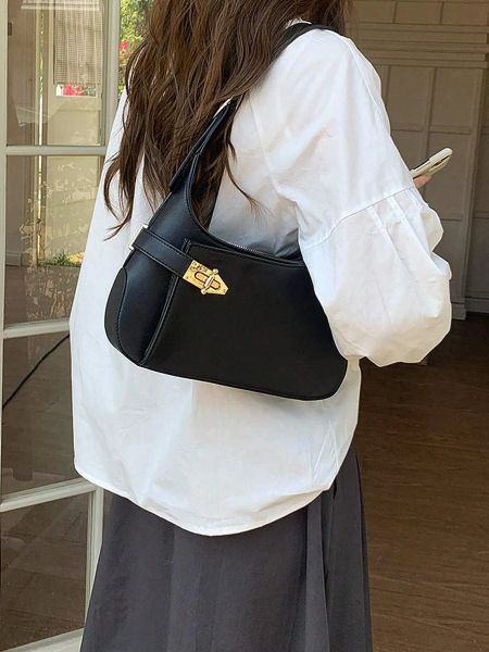 2024 New Underarm For Women Summer High-end Texture, Niche Temperament, Commuting Retro One Shoulder Hand-held Stick Bag BFP2410281 PTP2, Black
2024 New Underarm For Women Summer High-end Texture, Niche Temperament, Commuting Retro One Shoulder Hand-held Stick Bag BFP2410281 PTP2, Black