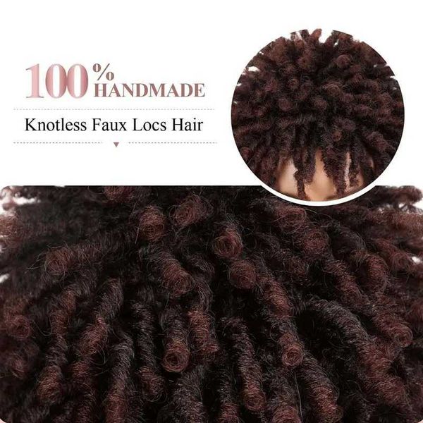 New Arrival 3-inch Short African Dream Lock Wig Curly Artificial Local Hair Wig Black Female and Male African Weird Twisted Wig Z241028